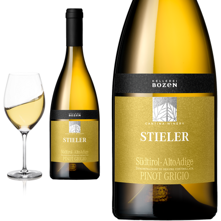 2023 Stieler PINOT GRIGIO  Sdtirol von Kellerei Bozen/Gries - Weiwein