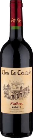 2022 Bio Cahors von Clos la Coutale Malbec - Rotwein