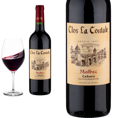 2022 Bio Cahors von Clos la Coutale Malbec - Rotwein