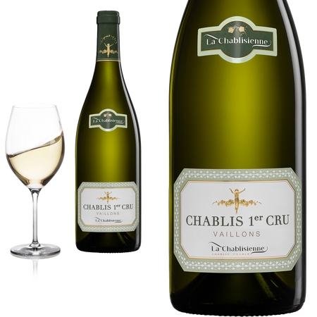 2022 Chablis 1er Cru VAILLONS von La Chablisiene  - Weiwein