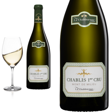 2022 Chablis 1er MONT DE MILIEU von La Chablisienne  - Weiwein