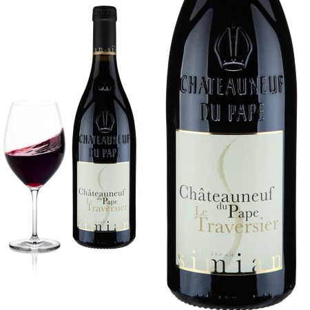 2021 Bio Chteauneuf du Pape Le Traversier von Chteau Simian - Rotwein