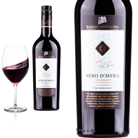 2023 Bio Nero DAvola von Baglio Gibellina - Rotwein