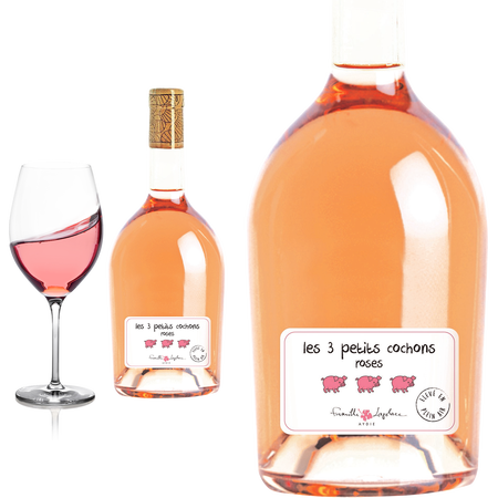 2023 Les 3 Petits Cochons Roses - von Aydie Laplace - Rosewein