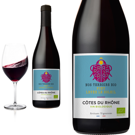 2023 Bio Ctes du Rhne Nos Terroirs Scarabee von Rhona - Rotwein