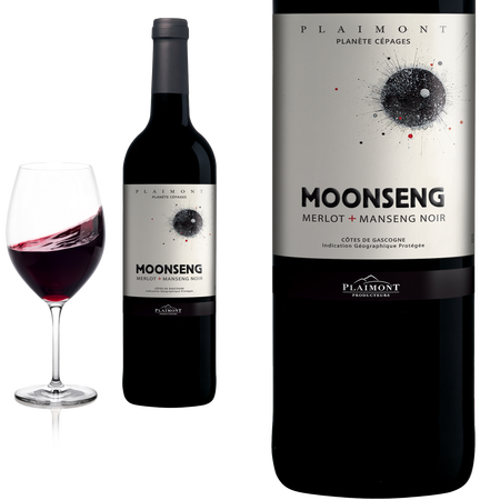 2023 Moonseng rouge Cotes de Cascogne von Plaimont - Rosewein