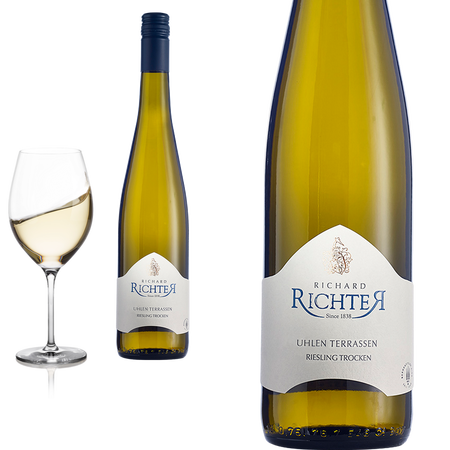 2022 Uhlen Terrassen Riesling Kabinett trocken von Weingut Richter - Weiwein