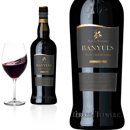 Banyuls Grand Cru Pur Tradition - demi-sec - Terres des Templiers - Rotwein