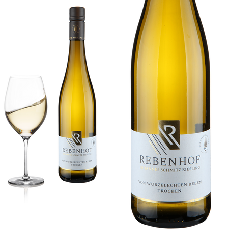 2023 Riesling trocken von WURZELECHTEN REBEN von Rebenhof Johannes Schmitz - Weiwein