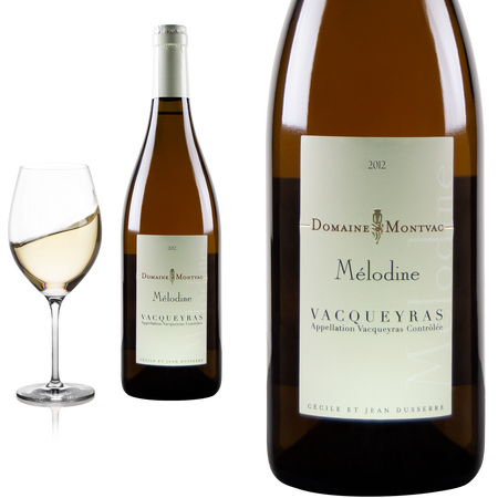 2012 Vacqueyras blanc Melodine von Domaine de Montvac - Weiwein