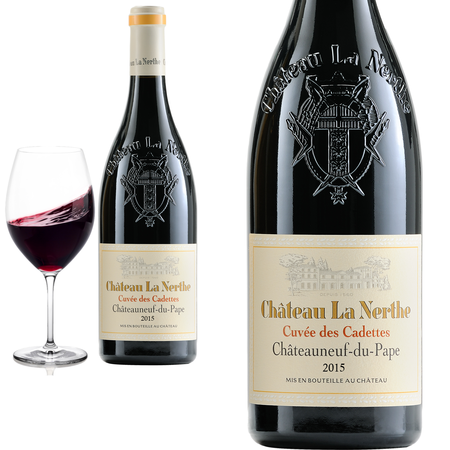 2015 Magnum Chteauneuf-du-Pape Cuve des Cadettes von Chteau la Nerthe - Rotwein