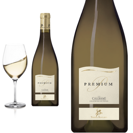 2021 Collioure Blanc Premium Terres des Templiers Weiwein